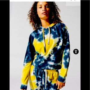 🔥CARBON38 TIE DYE CROPPED HOODIE S🔥